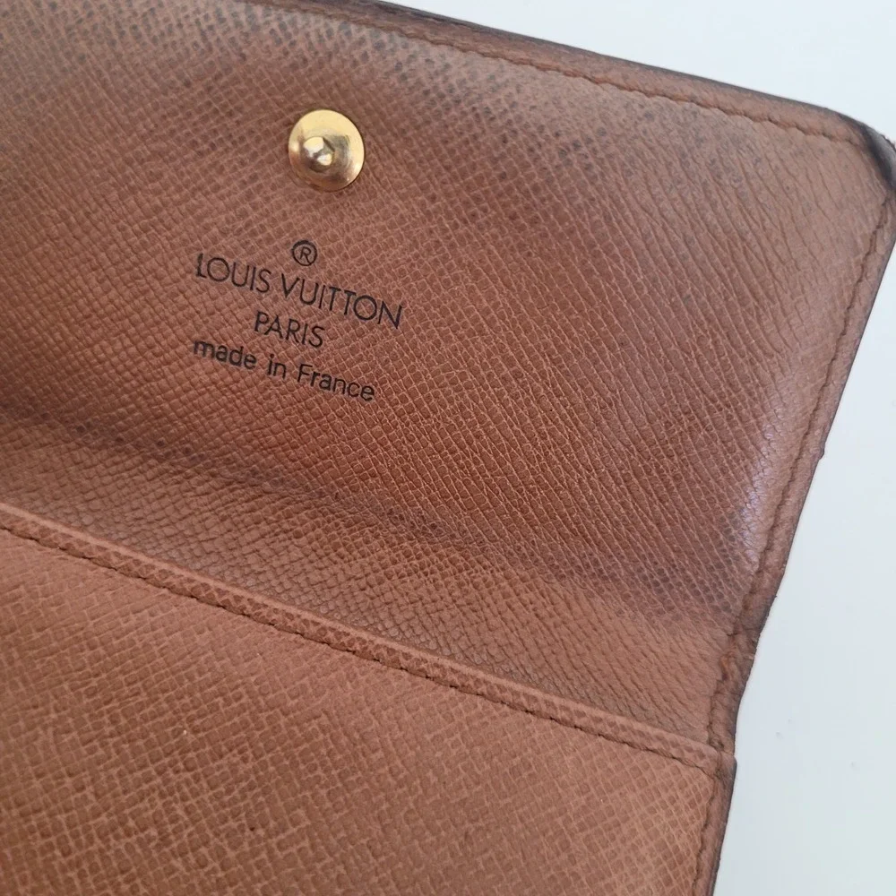 Louis Vuitton Monogram Canvas Portefeuille Billets Double Wallet MI0992 Brown - Picture 4 of 14